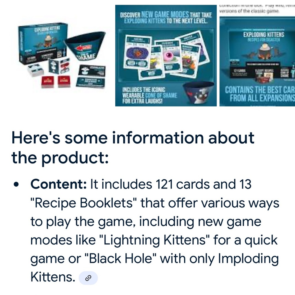 Exploding Kittens Recipes for Disaster Card Game - Picture 6 of 9